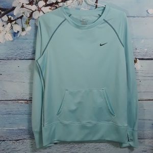 Nike Dri-fit Blue  hoodie  |  Size M